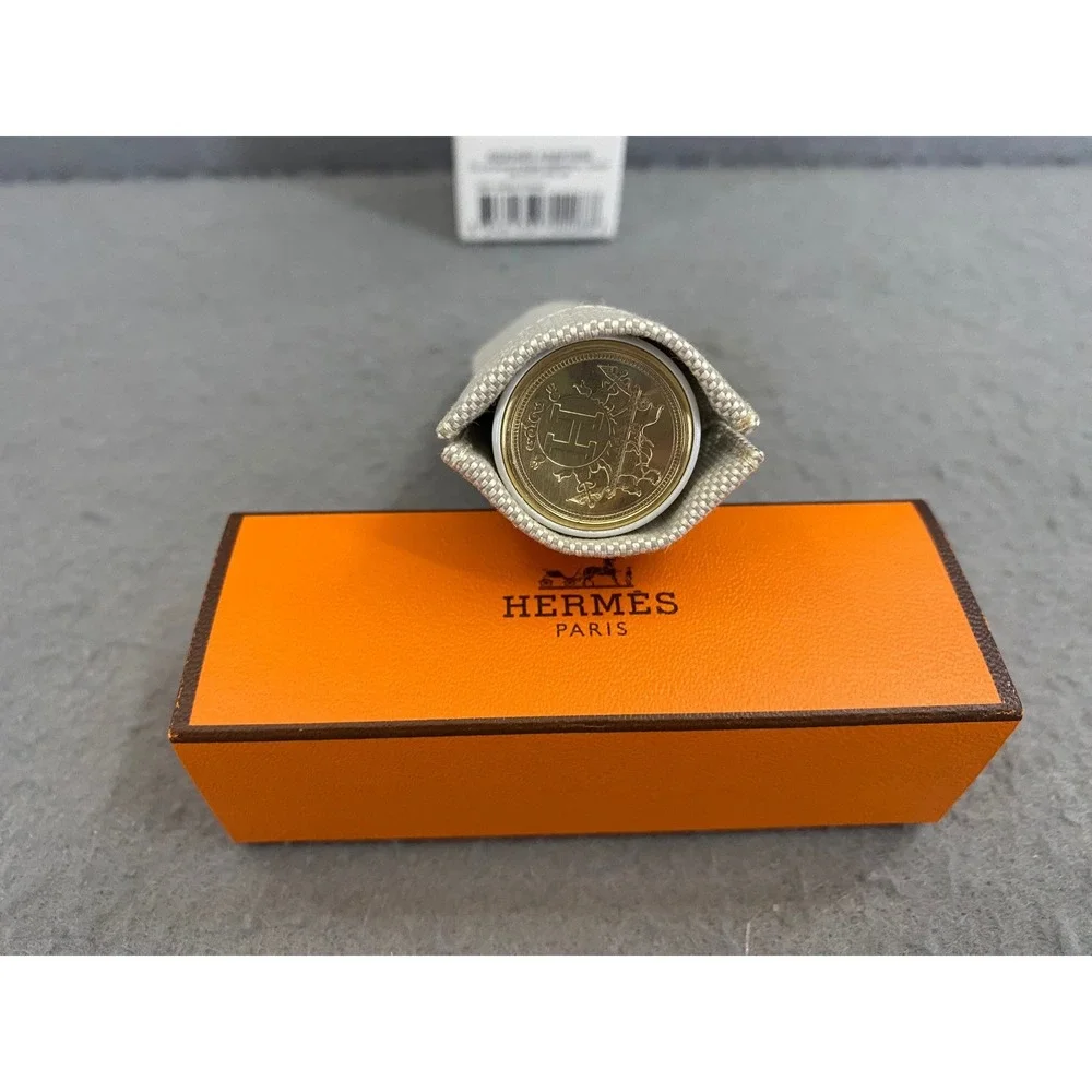 Hermes Rouge Hermes Magnetic Lipstick Sleeve & Box 0.12oz  Refillable PRISTINE
